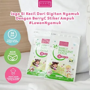 BERRY C INSECT REPELLENT PATCH/ STIKER NYAMUK