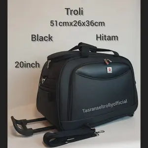 Tas Pakaian Troli Polo Interclub 51cmx23x36cm ukuran medium original Travel