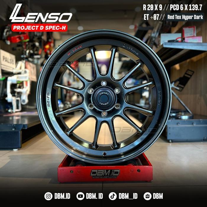 Gambar Velg Lenso TDH Project D spec H R20 20x9 6x139.7 et 07 Hyper Dark dari DBM.ID Kota Surabaya Tokopedia