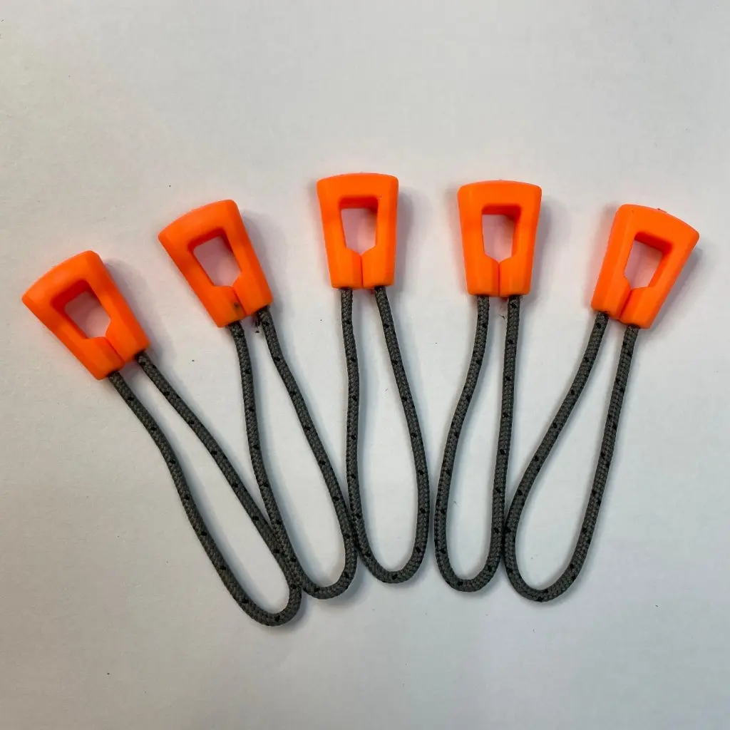 Zipper Puller Tarikan Resleting Jaket Puller Zipper Rope Tali Tas Waistbag Model Lengkung U