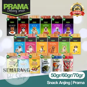 Snack Anjing PRAMA 70gr Dog Treat Treats Camilan Meat Fruit Fruity
