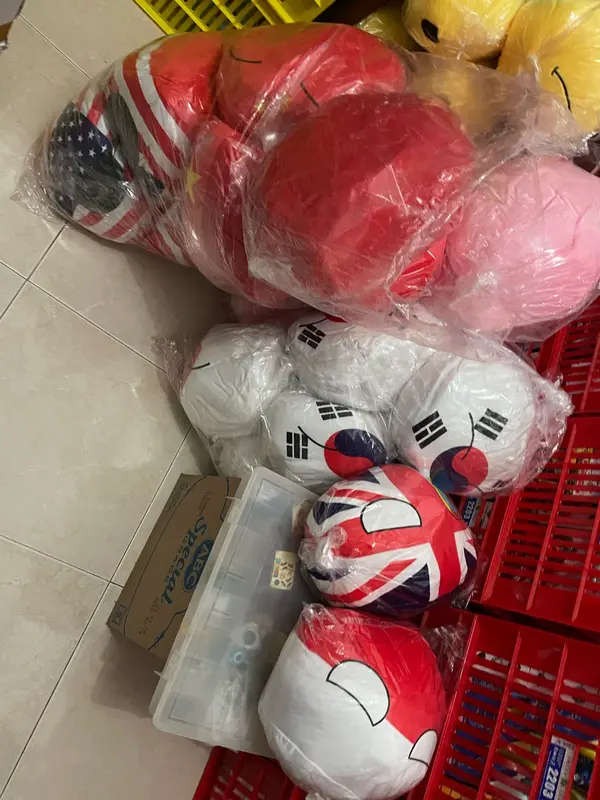 Boneka Bola Dunia Boneka Country ball Mini 20cm SIP Hadiah Ulang Tahun 2