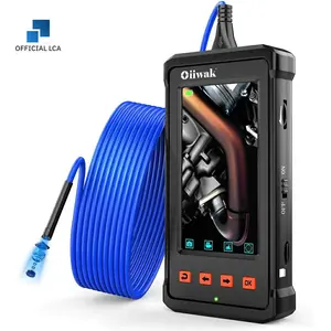 Oiiwak HD Industrial Endoscope 5.5mm Borescope Camera 1080P HD 4.3inch LCD Screen