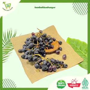 Buah Anggur Hitam_Anggur Hitam Autumn| (KHUSUS SAMEDAY DAN INSTAN)