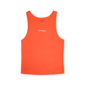 Uptimaze Singlet Dry Fit Olahraga Fitness Gym Basket Lari- Neon Orange