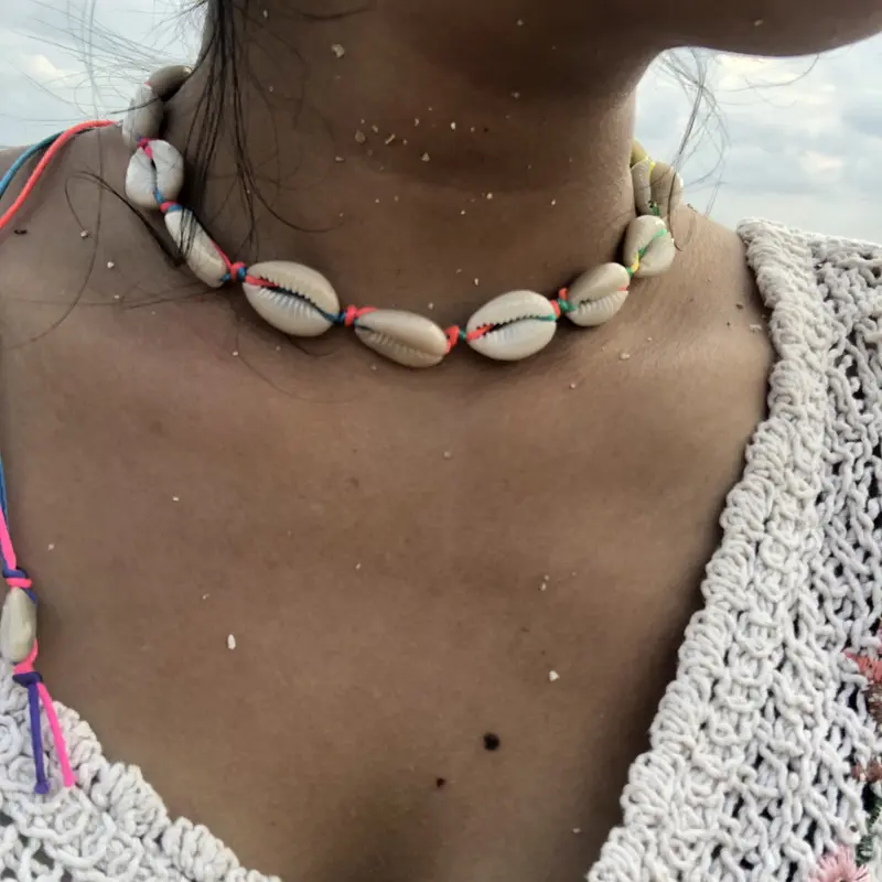 Summer Rainbow Sea Shell Choker & Bracelet / Gelang Kerang Bali 0