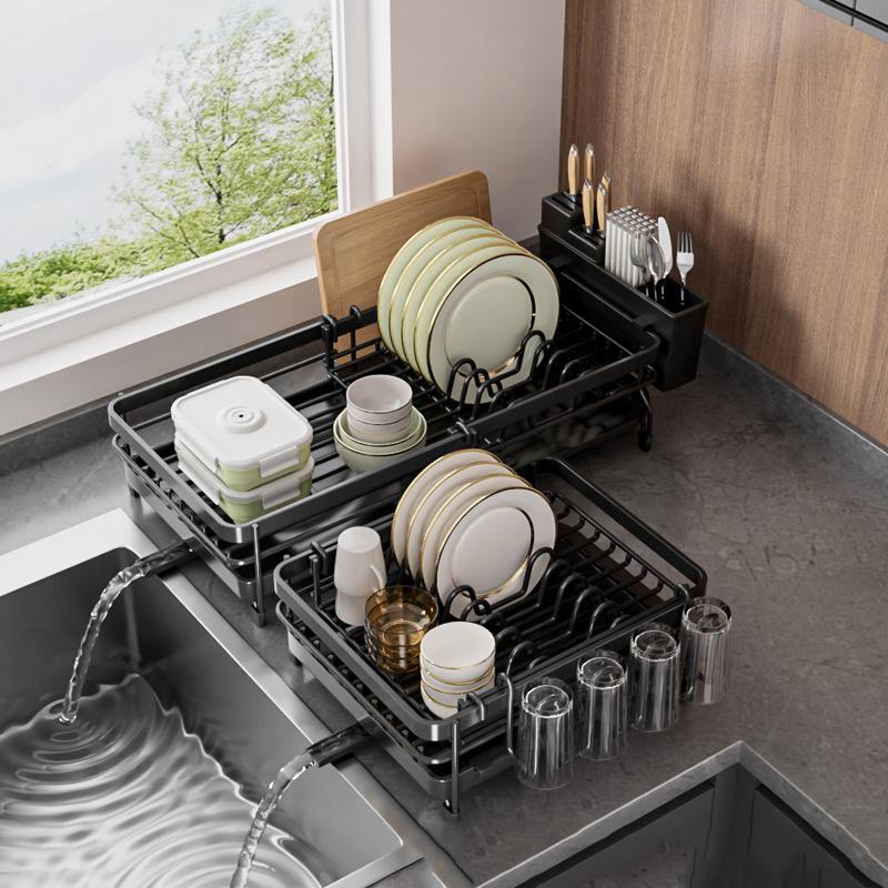Rak Piring Rak Dapur Tempat Pengering Cuci Piring Kitchen Drain - Shop ...