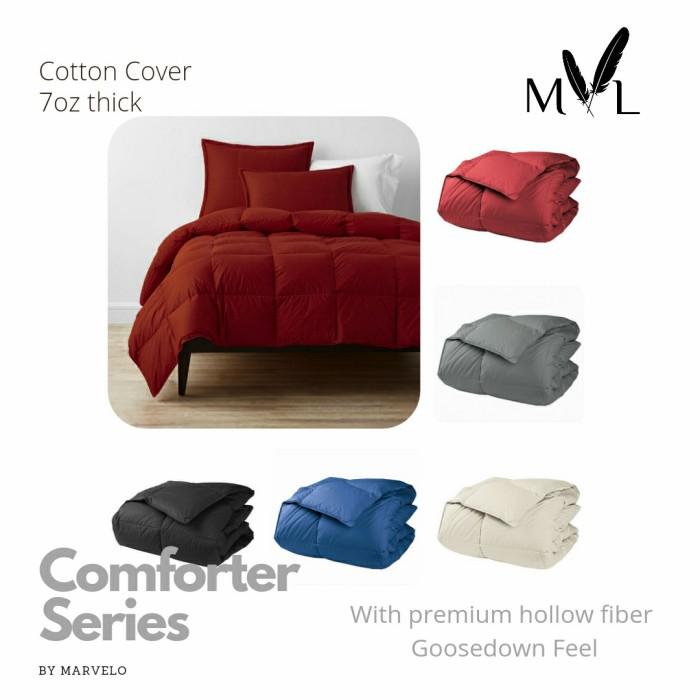 Gambar Selimut Bed Cover Double 230x230 l 230x220 l 230x200 Katun tanpa Sprei - 230x200 cm dari Marvelo Bedding Kab. Sleman Tokopedia