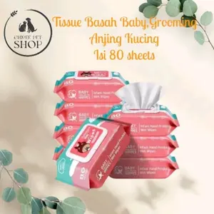 TISSUE BASAH GROOMING ANJING KUCING