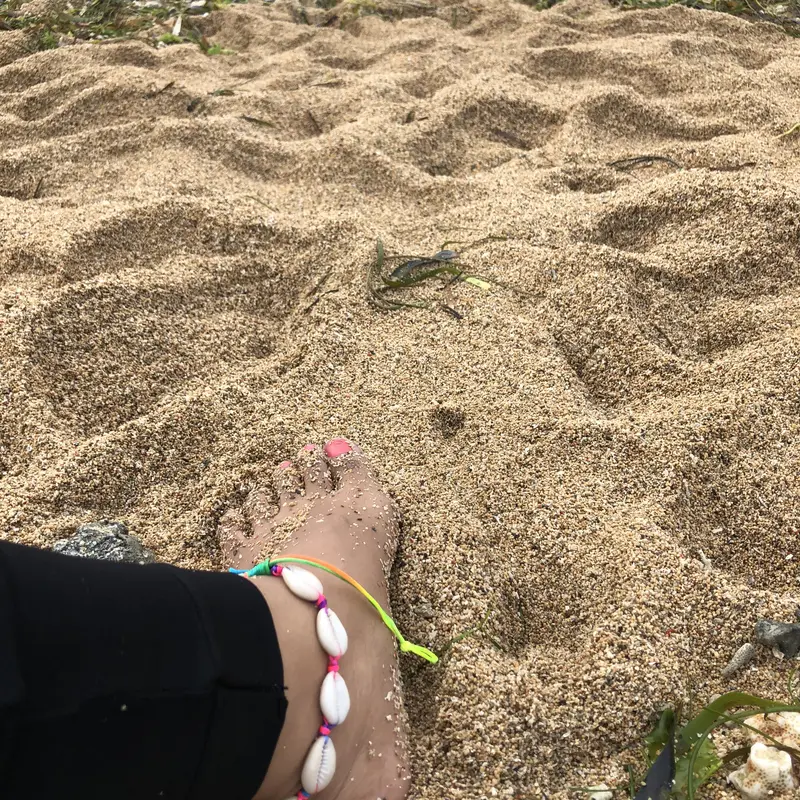 Summer Rainbow Sea Shell Choker & Bracelet / Gelang Kerang Bali 1