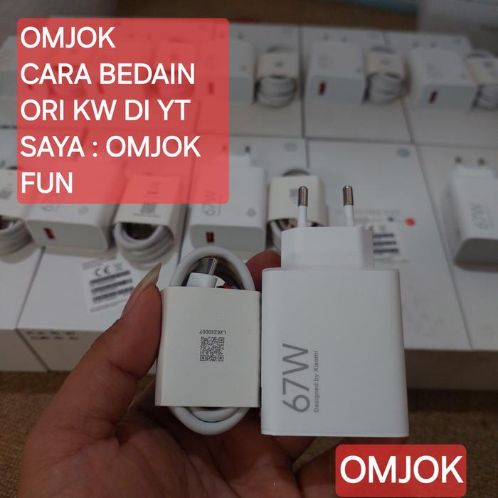 Gambar Charger Xiaomi 13T original Copotan Baru dan second 67Watt - second dari omjok Kota Administrasi Jakarta Utara Tokopedia
