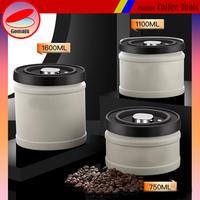 Gambar Kaleng Kopi Storage Kedap Udara Stainless Vacuum Canister Coffee Tea - white-750ml dari Gomaju TikStor Kota Administrasi Jakarta Utara 5 Tokopedia
