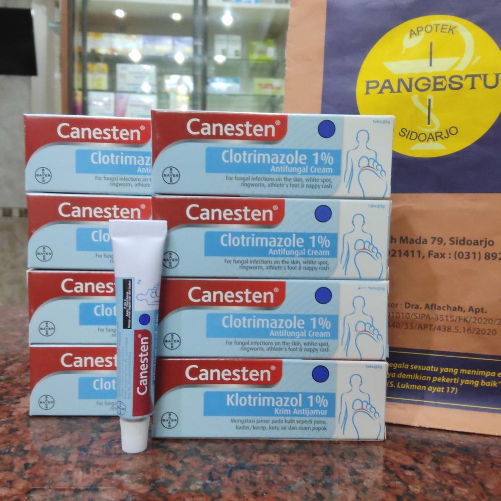 Canesten Cream 5 gr / Krim Klotrimazol / Kanesten Canestem Camesten 5 gram