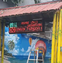 Gambar LED Running Text Jam Sholat Gapura Warga SMD Custom Bergaransi - 96x16 dari Ariansyah Center Kota Bekasi 1 Tokopedia