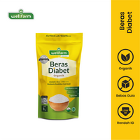 Gambar Beras Diabetes Organik 1Kg WellFarm Food Putih Rice dari OWELLNESS Organik Kota Bekasi 1 Tokopedia