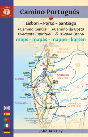 buku Camino Portugués Maps: Lisbon--Porto--Santiago / Camino Central, Camino de la Costa, Variente Espiritual & Senda Litoral