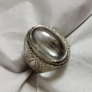 cincin kecubung es kalimantan serat awan natural glas