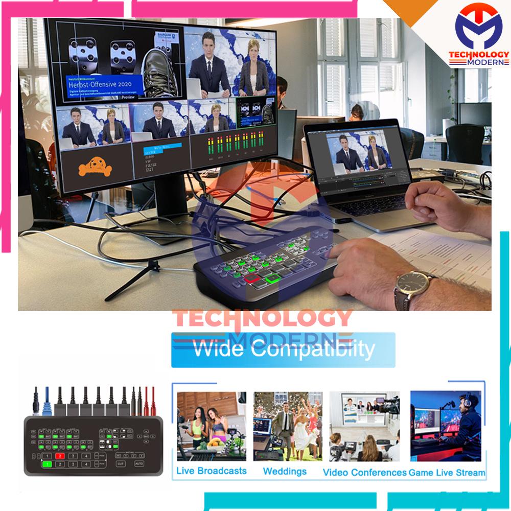 HDMI Video Streaming/Switcher For Live Streaming (4X HDMI Input) Support PIP & Effect Transition