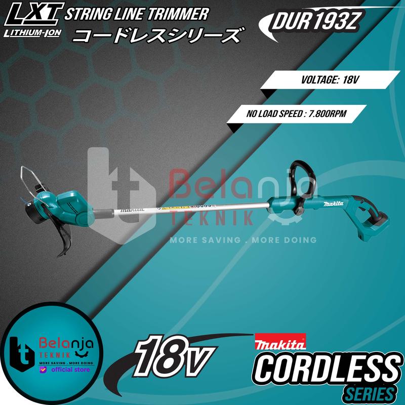Makita Cordless String Line Trimmer DUR 193 Z Mesin Potong Rumput 18V 1
