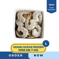 Gambar Udang Kupas Frozen / Udang Kupas Beku Ukuran L 1000 Gram/1 KG dari NM-Frozen Food Kota Malang 1 Tokopedia