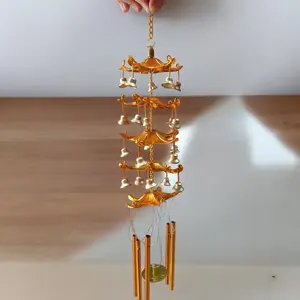 Fungling Lonceng Angin Pagoda 5 Susun Fengshui