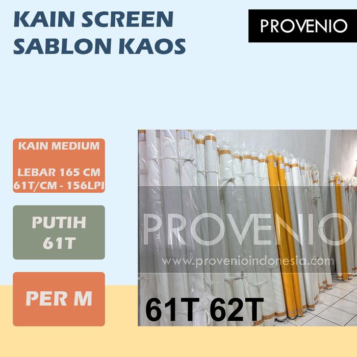Gambar Nectex 61T Kain Screen Mesh Polyester Putih Sablon Kaos 156 LPI dari Provenio Indonesia Kota Administrasi Jakarta Timur Tokopedia