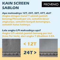 Gambar Nectex 61T Kain Screen Mesh Polyester Putih Sablon Kaos 156 LPI dari Provenio Indonesia Kota Administrasi Jakarta Timur 2 Tokopedia