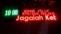 Gambar LED Running Text Jam Sholat Gapura Warga SMD Custom Bergaransi - 96x16 dari Ariansyah Center Kota Bekasi 3 Tokopedia