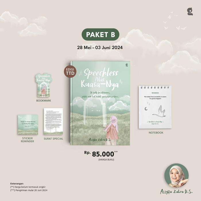 Gambar [Promo] - Pre Order - Buku Self Improvement - SPEECHLESS ATAS KUASA-NYA -  Assyifa Zahra D.S. - Bumi Fiksi dari Bumifiksimedan001 Kota Medan Tokopedia