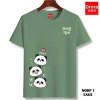 Gambar Kaos Pria Wanita Premium Distro Korean Cute Panda -  Baju Atasan Sablon Pria Wanita - NORP 1 - HITAM, S dari ORORA INDONESIA_NEW Kab. Tangerang 5 Tokopedia