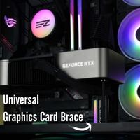 Gambar EZDIY FAB Stand Graphics Card Holder support Stand Adjustable Height with KNOT Type I GPU Holder - ARGB Black  dari Duta Mandiri Infokom Kota Administrasi Jakarta Pusat 5 Tokopedia