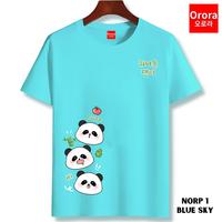Gambar Kaos Pria Wanita Premium Distro Korean Cute Panda -  Baju Atasan Sablon Pria Wanita - NORP 1 - HITAM, S dari ORORA INDONESIA_NEW Kab. Tangerang 4 Tokopedia