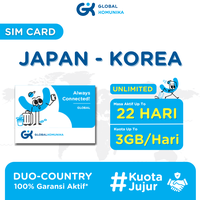 Gambar Sim Card Jepang Korea Unlimited | Japan Korea Simcard dari globalkomunika Kota Administrasi Jakarta Utara 1 Tokopedia
