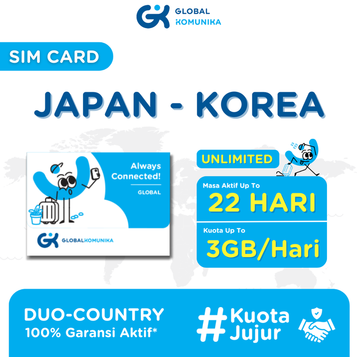 Gambar Sim Card Jepang Korea Unlimited | Japan Korea Simcard dari globalkomunika Kota Administrasi Jakarta Utara Tokopedia