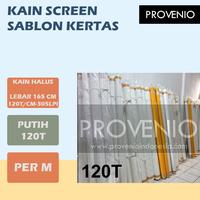 Gambar Nectex 120T Kain Screen Mesh Polyester Putih Sablon Kertas Plastik 305 LPI dari Provenio Indonesia Kota Administrasi Jakarta Timur 1 Tokopedia