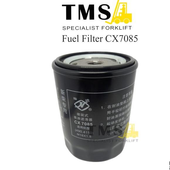 Gambar Fuel Filter CX7085 Filter Bensin Forklift Heli Hangcha TCM 3 Ton (4 LUBANG) dari sparepart.online Kota Tangerang Tokopedia