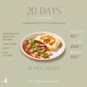 JL - 20 Pcs Chicken with Aji Verde Sauce (Save More)