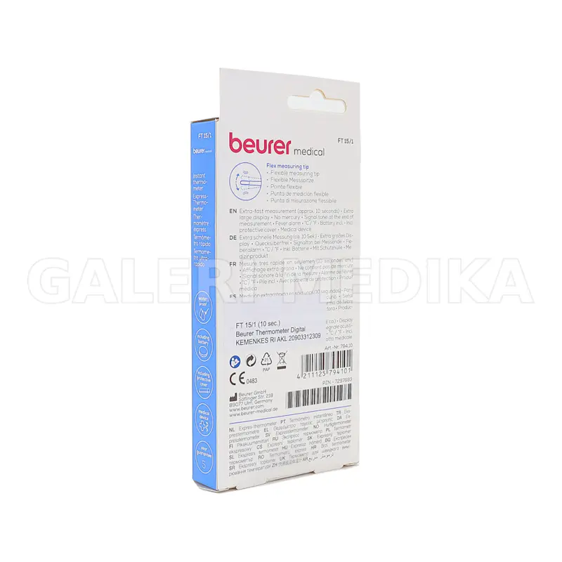 Beurer FT15-1 Termometer Digital FT/15 Thermometer FT 15 Thermo 5