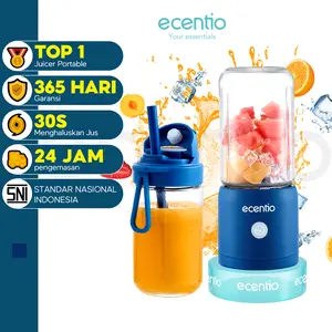 ecentio Blender Juicer Portable Mini Juicer Glass Dual-Cup blender usb