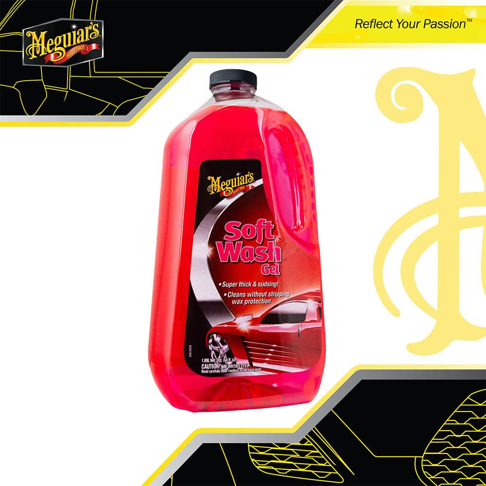 Meguiars Soft Wash Gel 1.89L Shampoo Sabun Cuci Mobil Motor Kendaraan