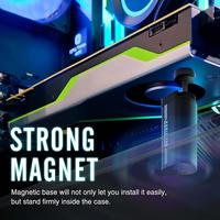 Gambar EZDIY FAB Stand Graphics Card Holder support Stand Adjustable Height with KNOT Type I GPU Holder - ARGB Black  dari Duta Mandiri Infokom Kota Administrasi Jakarta Pusat 4 Tokopedia