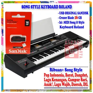 File MIDI Song Style Keyboard ROLAND Dalam USB Termurah