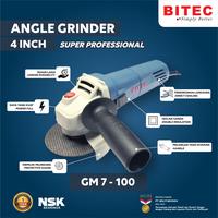Gambar BITEC - MESIN GERINDA TANGAN PROFESSIONAL / SMALL GRINDER - GM 7-100 - dari Bitec Official Shop Jakarta Timur 1 Tokopedia
