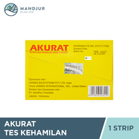 Gambar Akurat Test Kehamilan Strip - Tes Kehamilan Akurat dan Cepat dari Apotekmandjurofficial Kota Administrasi Jakarta Pusat 2 Tokopedia