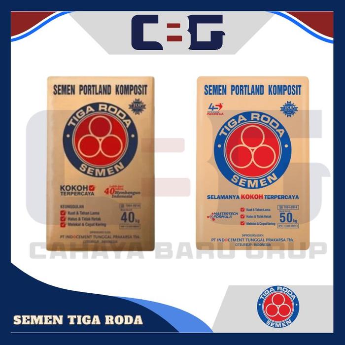 Jual SEMEN TIGA RODA 40 KG ECERAN - TOPED - Jakarta Pusat - CAHAYA BARU ...