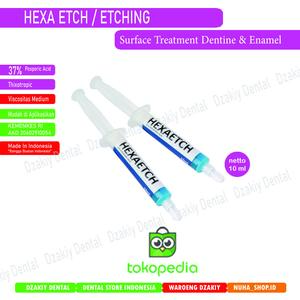 Etching Gel Etch Etsa Etcha Hexa Etch 37% Phosporic Acid netto 10 ml