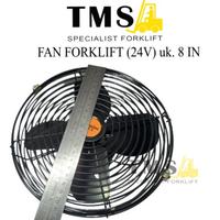 Gambar Fan Forklift Electric 8 Inch 24V DC Kipas Angin VDC Model Bulat dari sparepart.online Kota Tangerang 4 Tokopedia