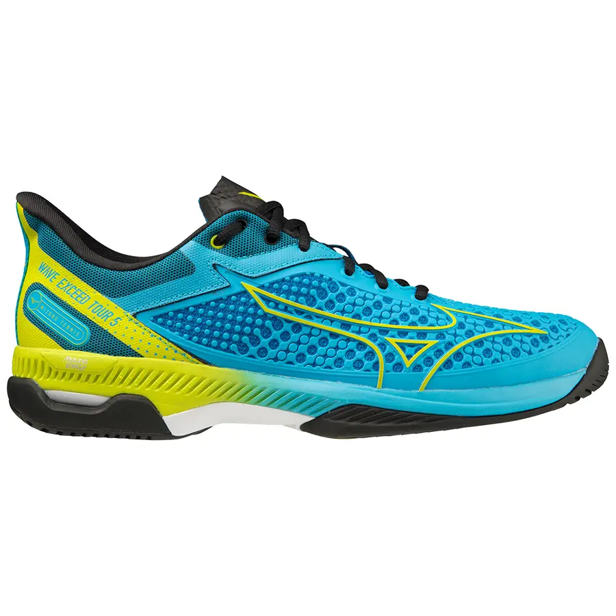 Sepatu Tennis Pria Mizuno Wave Exceed Tour 5AC Tenis Shoes Shoe - JetBlue Bolt2 Neon Black