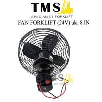 Gambar Fan Forklift Electric 8 Inch 24V DC Kipas Angin VDC Model Bulat dari sparepart.online Kota Tangerang 3 Tokopedia