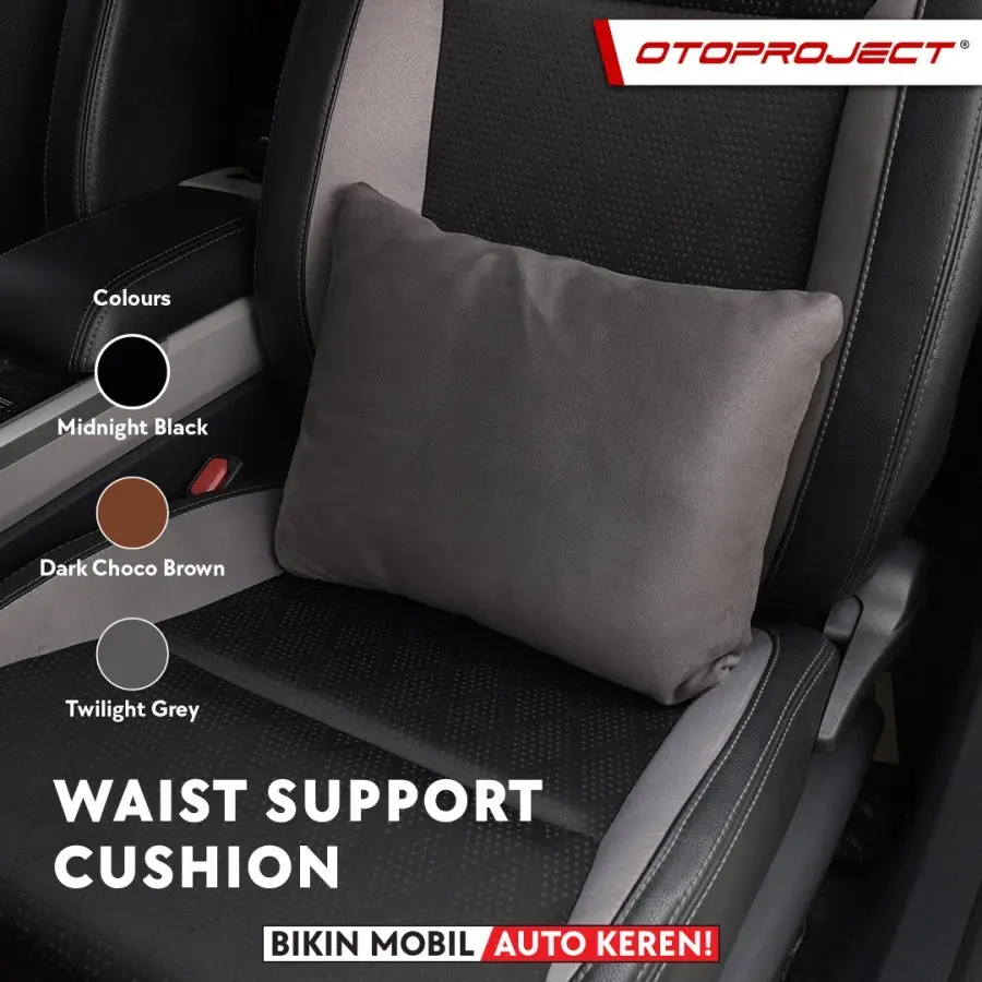 Otoproject - Universal Waist Support Cushion Car Comport Ride Bantal Penyangga Pinggang/Punggung Untuk Berkendara